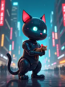 Orin àfẹnukò àwòrán ẹranko nínú ìlú iwájú