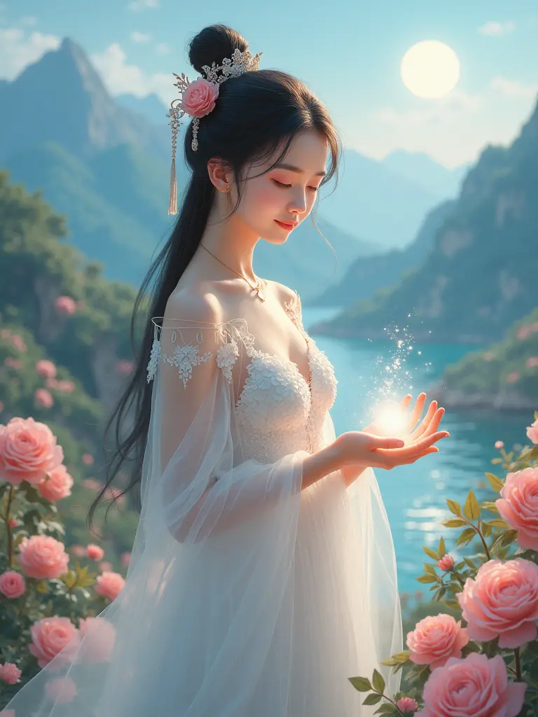 پری ماه نور، گل عشق