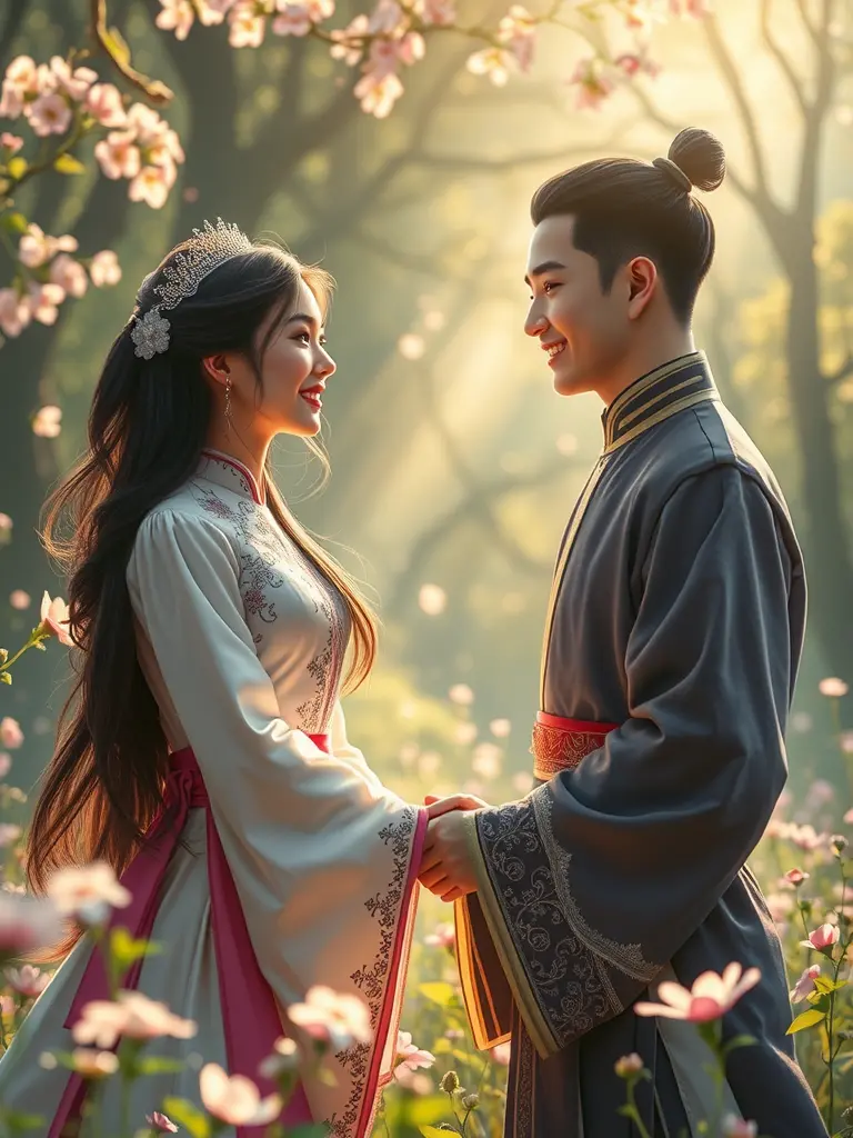 การเต้นรำของจิตวิญญาณและคู่รักในแสงจันทร์