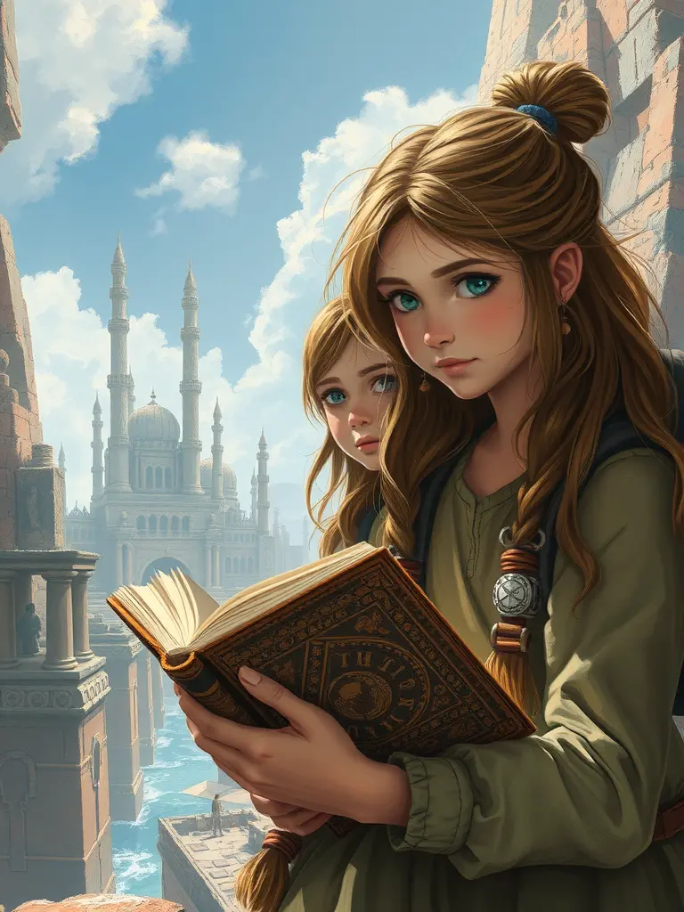 Incontro tra il viaggiatore del tempo e la civiltà fantastica