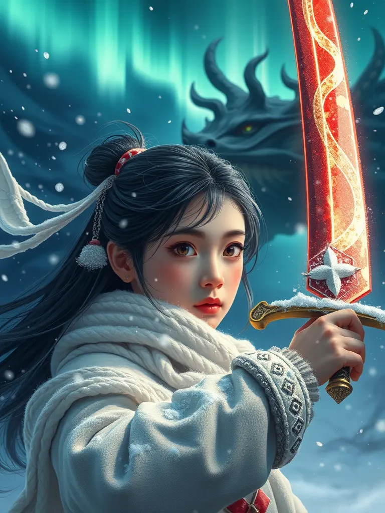 Ni isalẹ ọrun irawọ n wa ina polar.