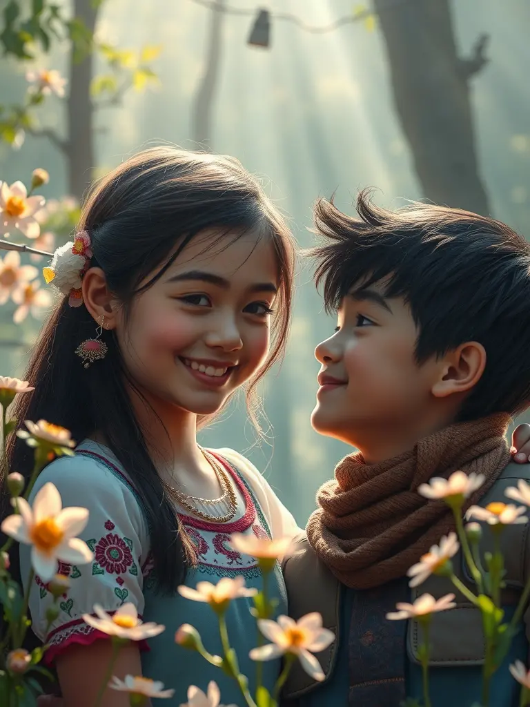 Irin-ajo ayọ ni luna ati irin-ajo ninu awọn oke iha.