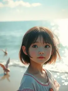 Dreamy Sea under the Moonlight