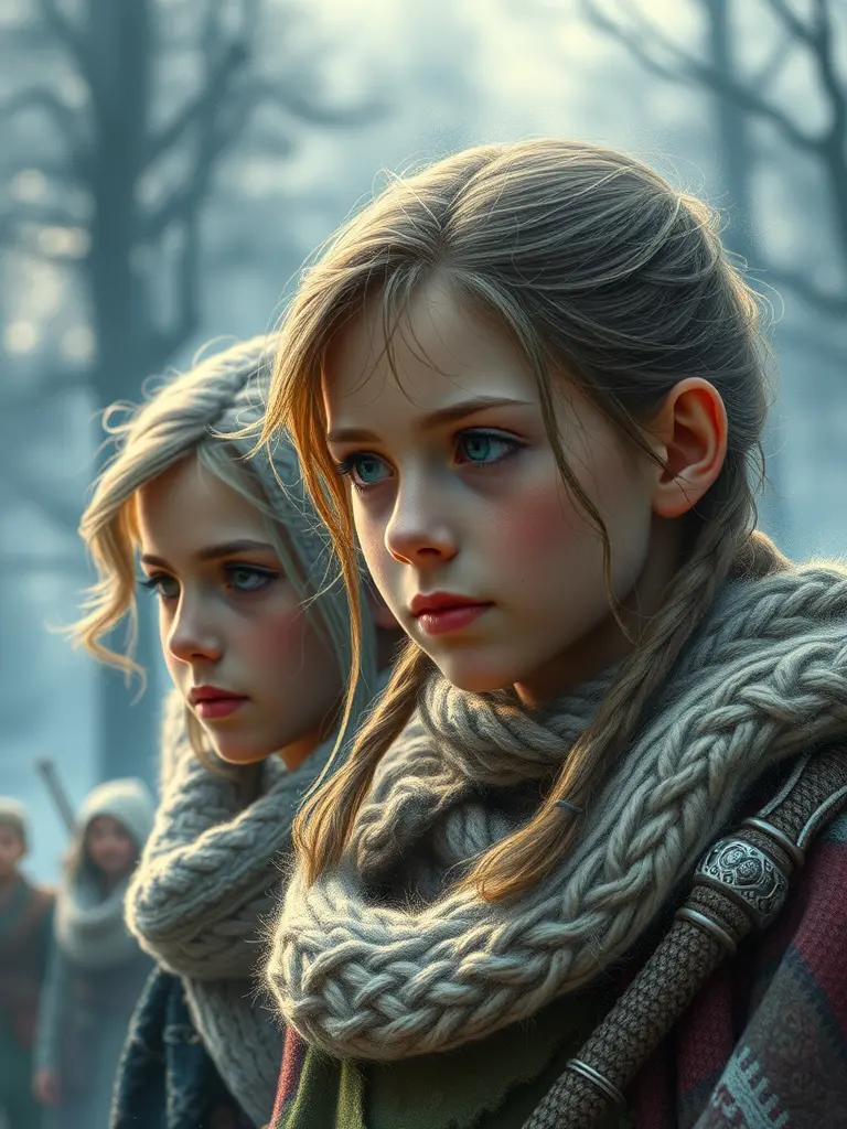 The adventure of the siblings and the mysterious legend in the cold wind.