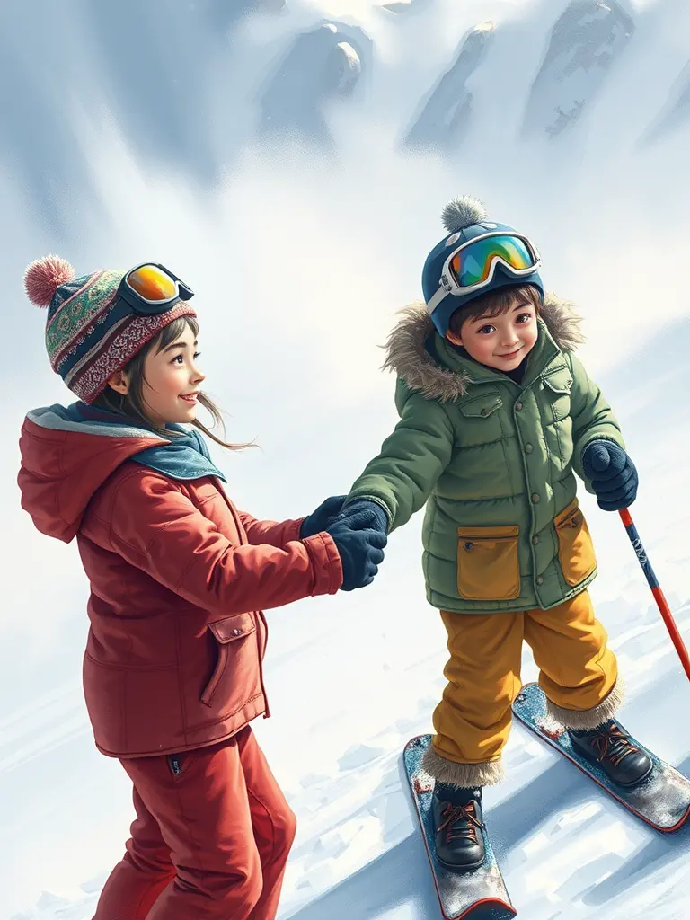 Die liefde wat deur die sneeubedekte berge waai.