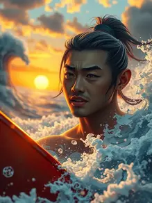 Irìnàjò àlá pẹ̀lú ìmọ́lára inú omi.