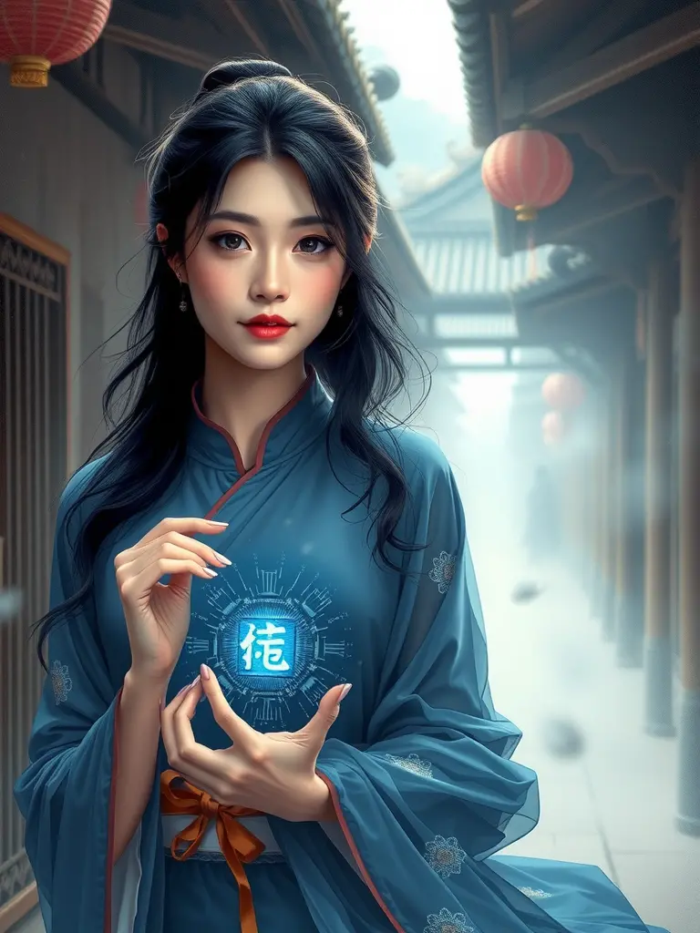 夜幕下的古街奇迹与梦幻探险