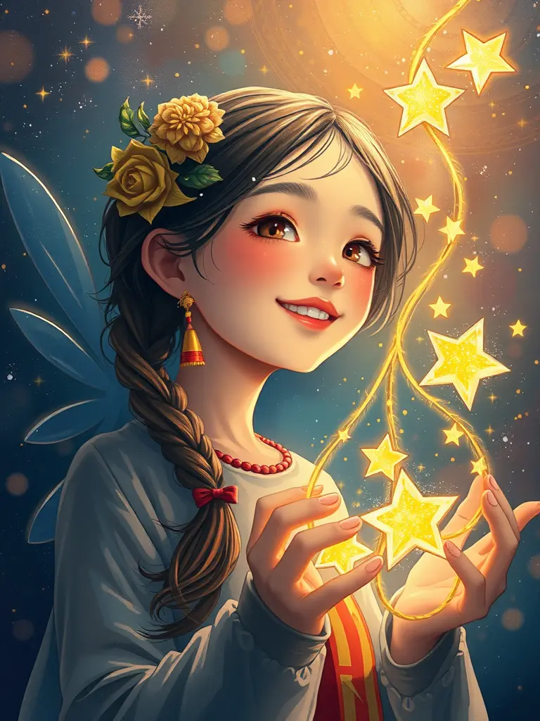 Sa ilalim ng bituin at gabi, ang lihim ng diwata at mga bituin