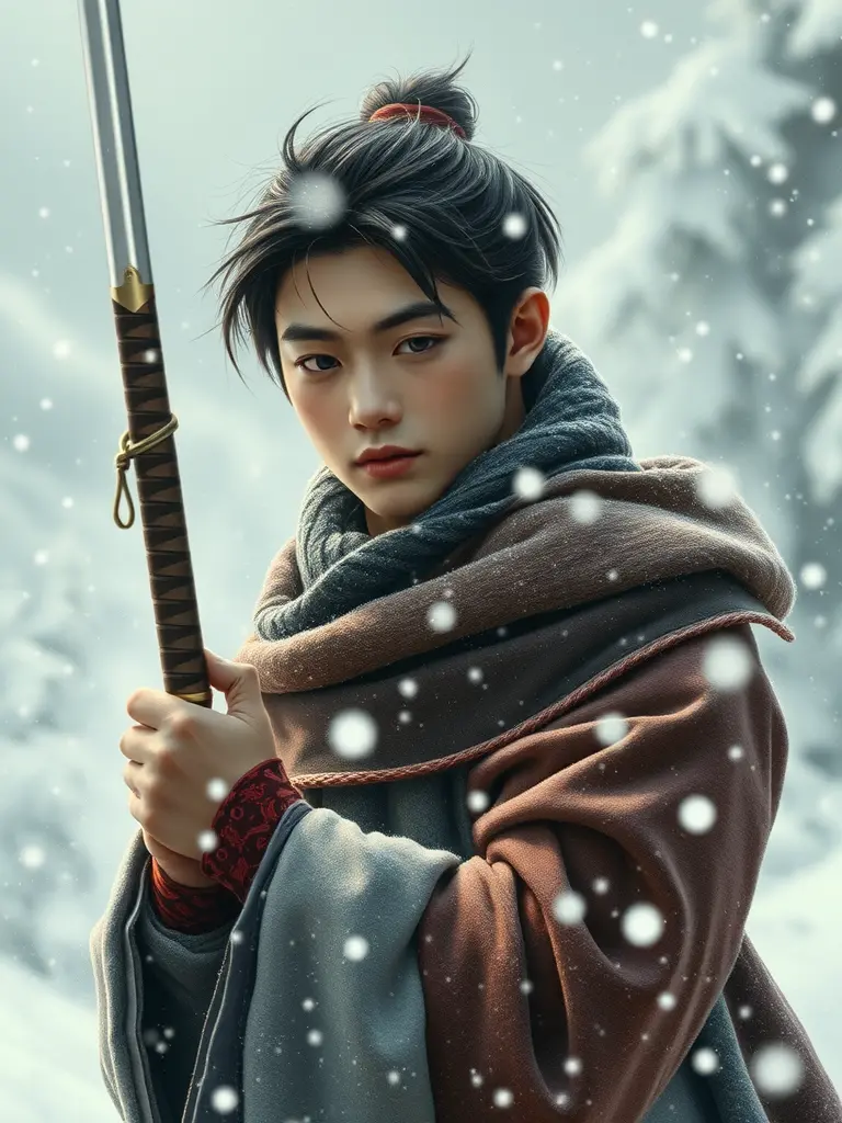 靜謐雪夜下的夢幻旅程