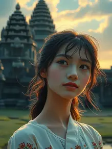 Irin-ajo ọgbọn labẹ imọlẹ oṣupa n tan imọlẹ ninu awọn ilé-ísẹ.