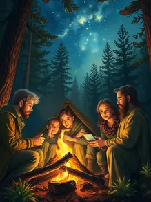 Iwọn ina oṣupa ti awọn eledumare ati awọn itan ibile.