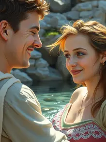 چشمه بلورین زیر نور ماه و رازهای الهی