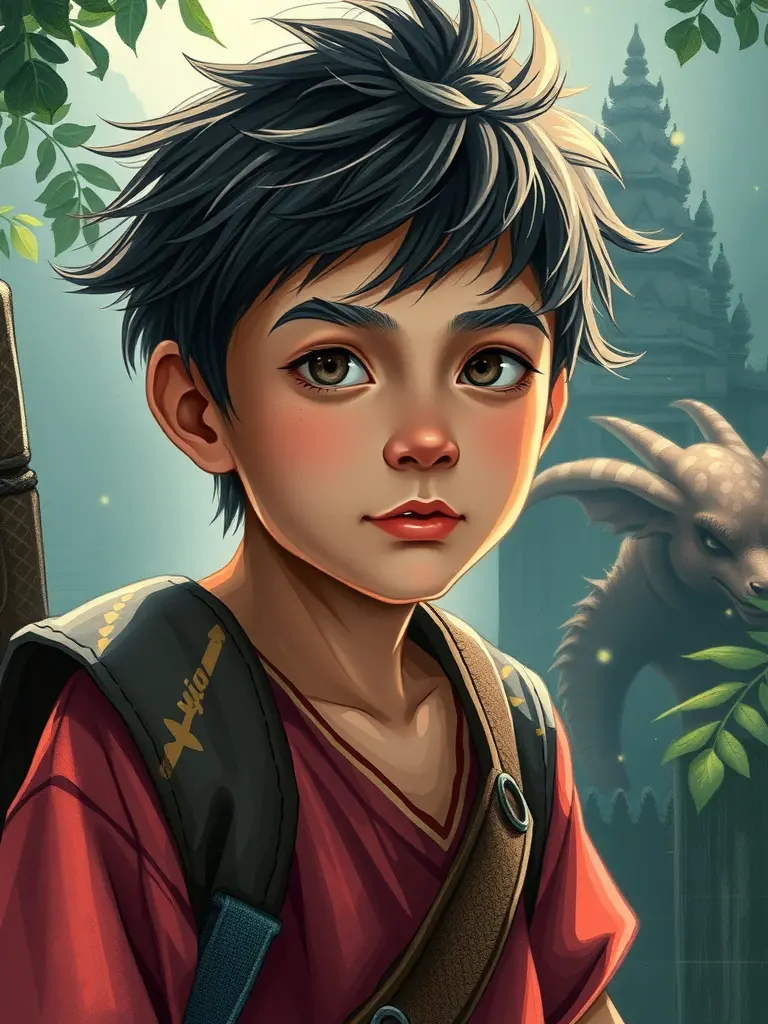 Adventurers and mysterious creatures in the heart of the jungle