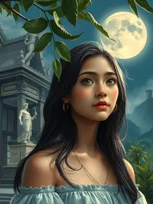زیر نور ماه، باغ اسرارآمیز و جان‌های آرام