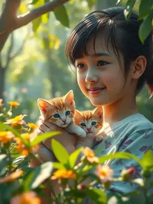 باغ رازآلود زیر لبخند فرشته
