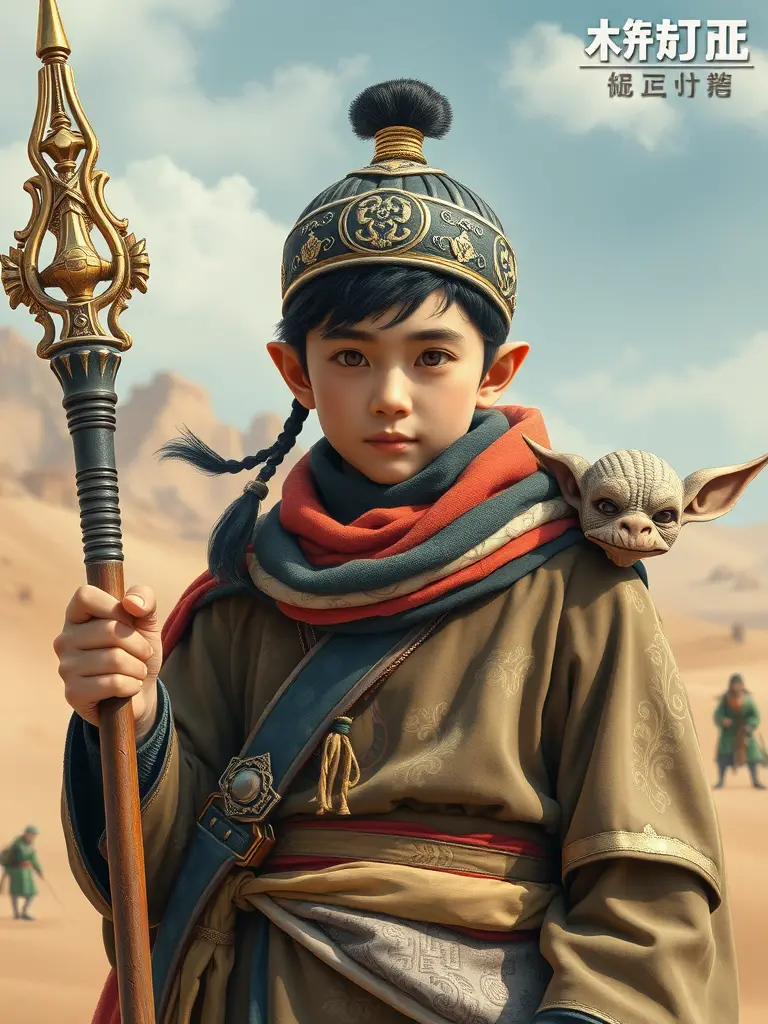 การผจญภัยของเทพเจ้าที่เล่นสนุกในทะเลทรายและภูติแห่งทะเลทราย
