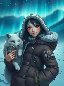 کشتی ستاره‌ای برفی و سفر عجیب روباه آبی خواب‌آلود