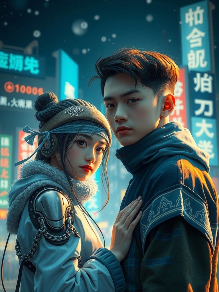 銀心武俠與機械童子的溫暖夜語