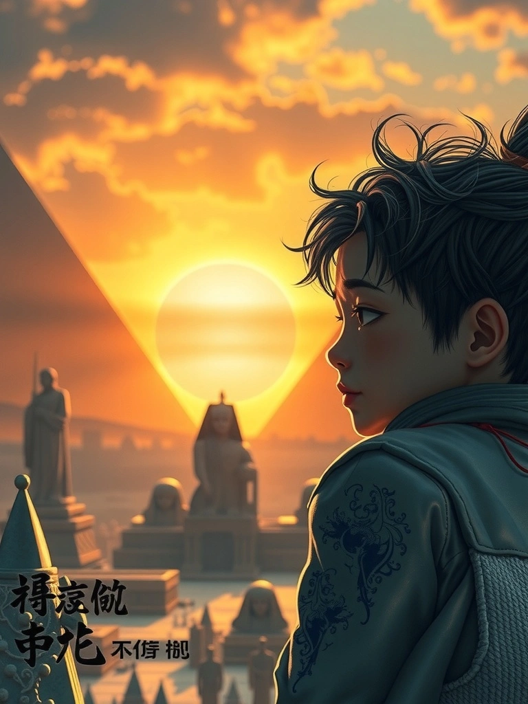 雲隱仙影踏沙追月金塔祕影