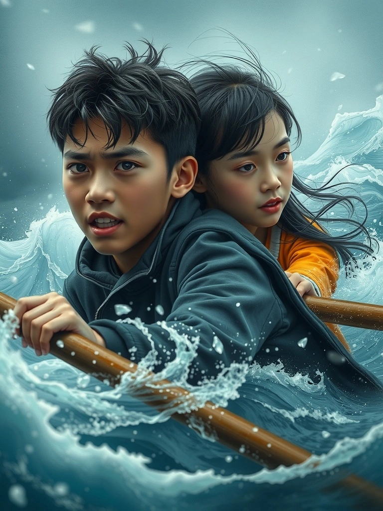 湍流中相遇的雙影心語
