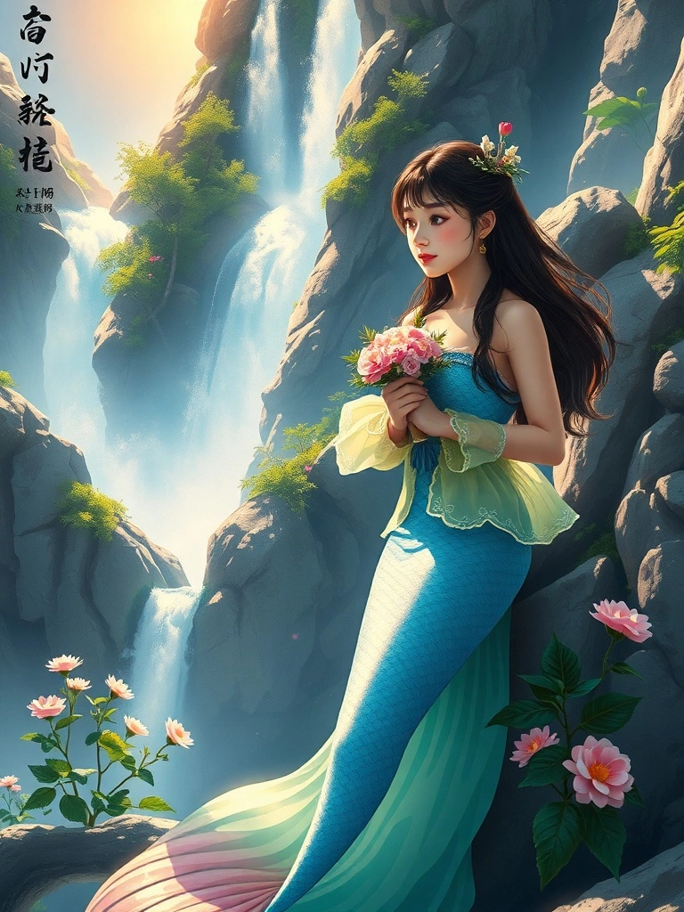 晨曦山巔遇見蔚藍深海精靈