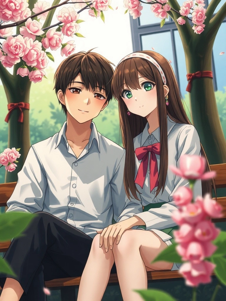 月光下圖書館前的微笑遊行
