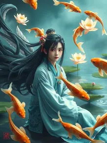 雲水輕歌月下琉璃仙舞